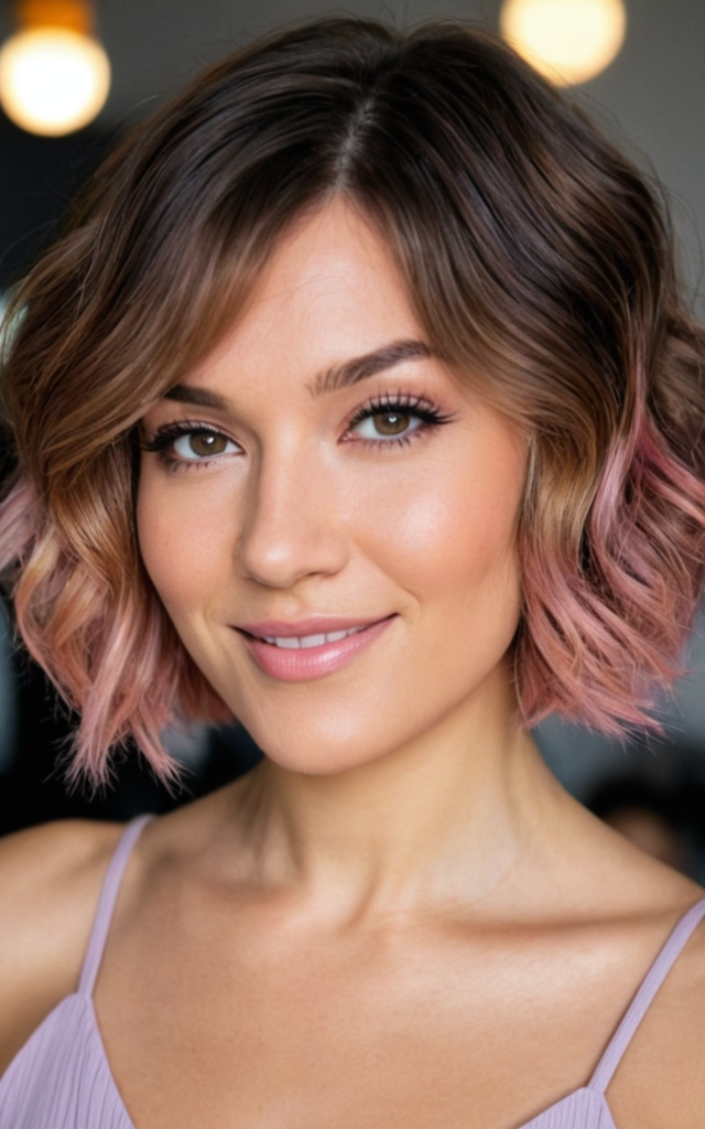 short wavy bob